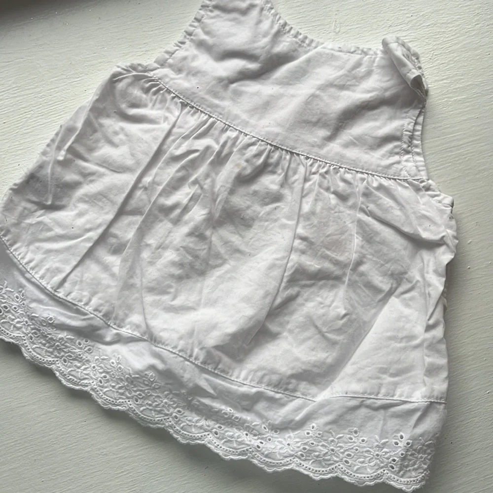 Carters baby eyelet dress top 6m